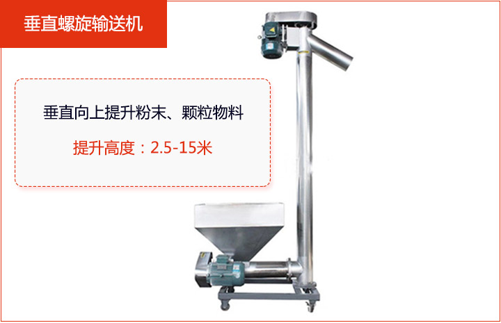 適合垂直或大傾角輸送粉狀、顆粒物料