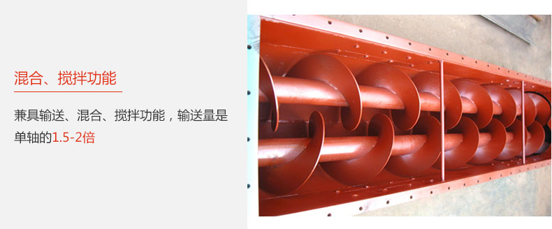 具有混合、攪拌功能，輸送量大